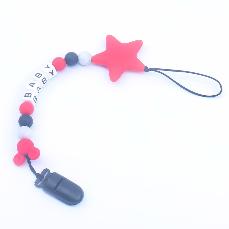 Baby Teethers - Personalized Name English Letters Baby Pacifier