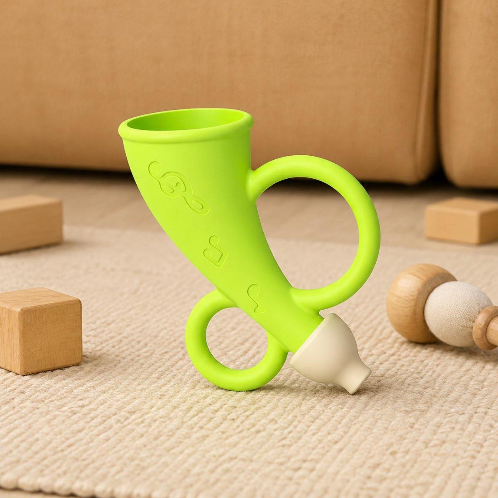 Baby Silicone Horn Sound Whist - огляд і ціна Baby Teethers