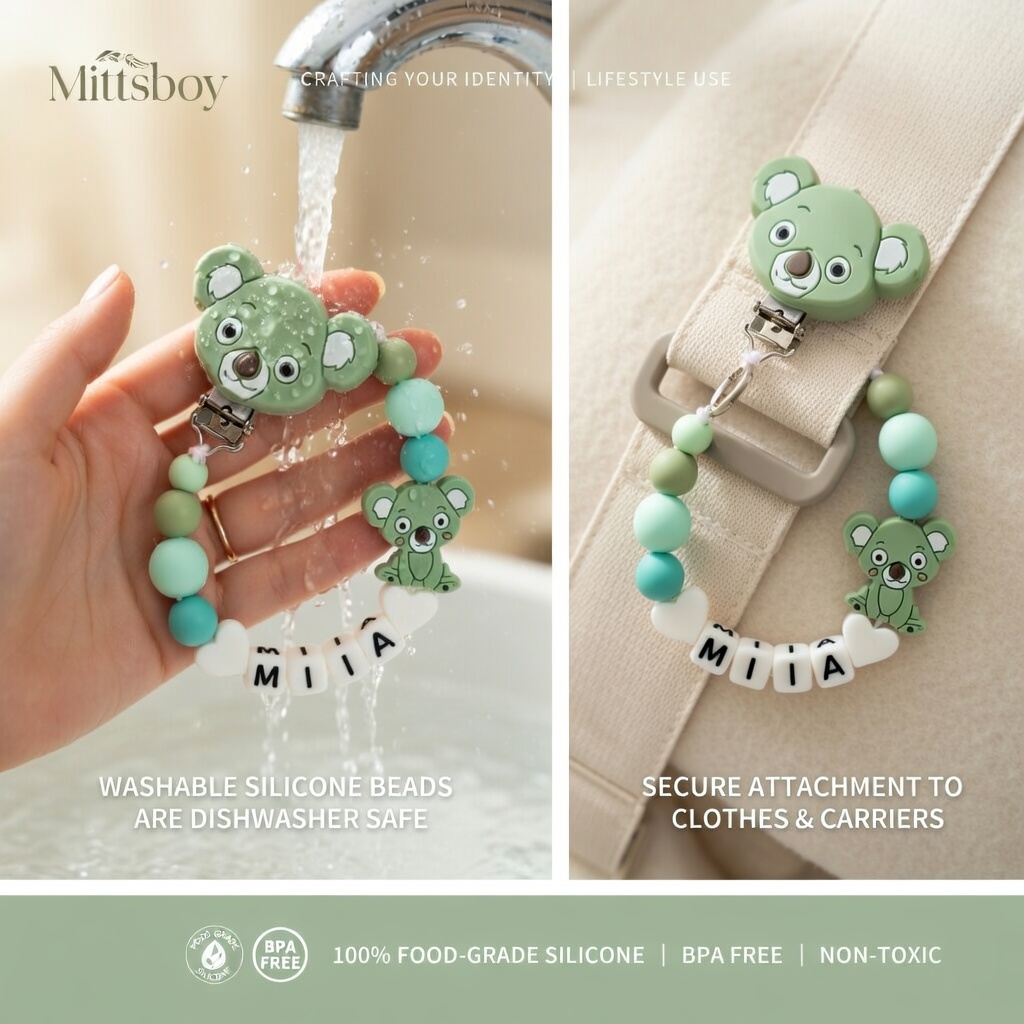 Silicone Baby Pacifier Clip Te - огляд і ціна Baby Teethers