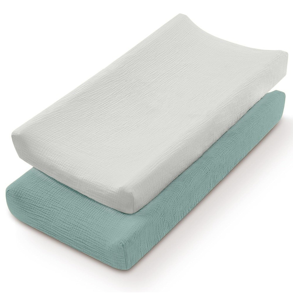 2PCS Breathable Cotton Diaper  - огляд і ціна Diaper Changing Mat