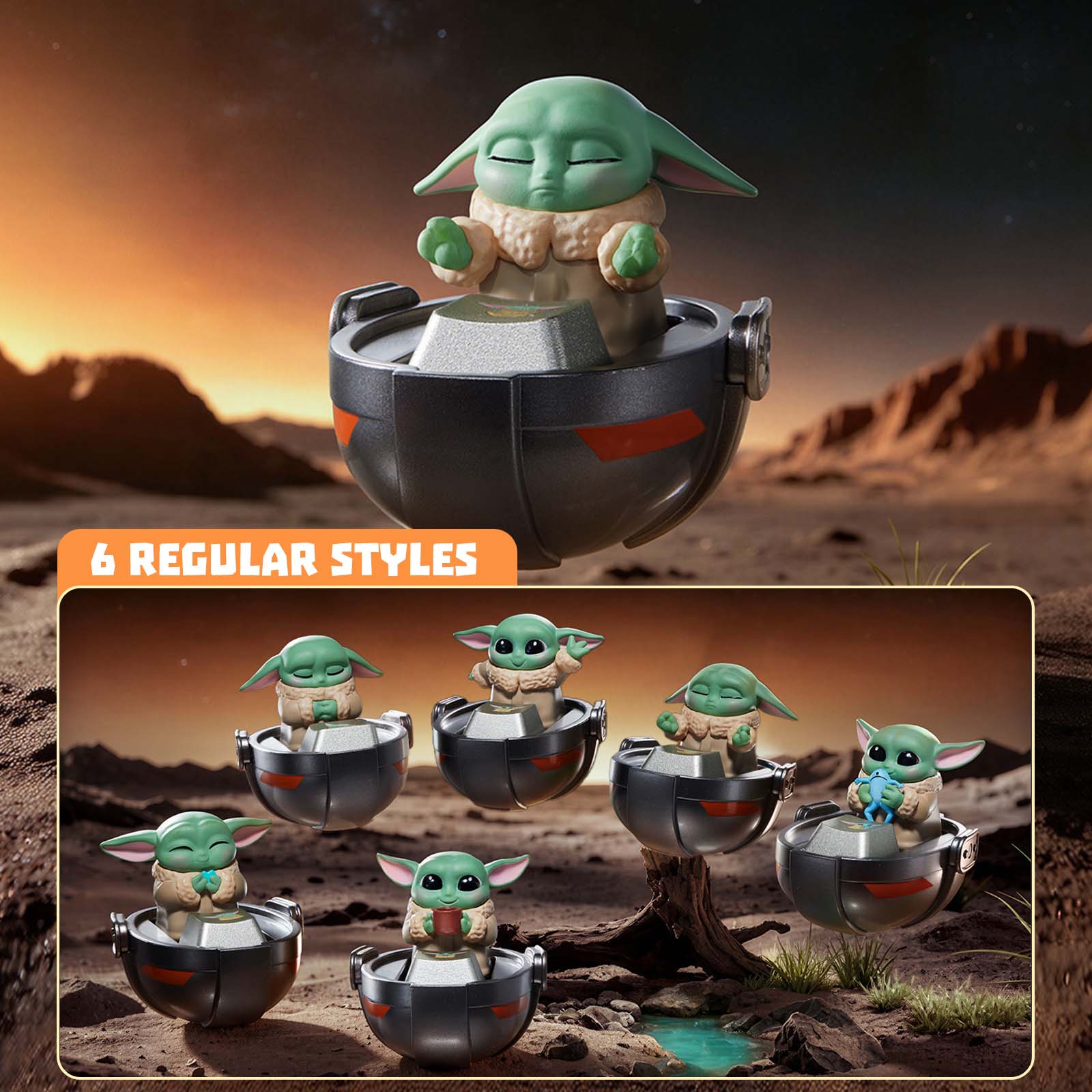 Star Wars Grogu Keycap Blind B - огляд і ціна Baby Yoda Products