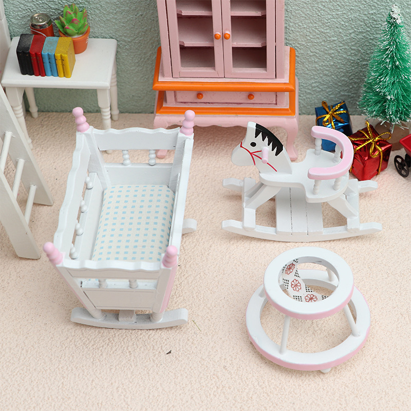 3pcs/set 1/12 Scale Mini Woode - огляд і ціна Baby Products In