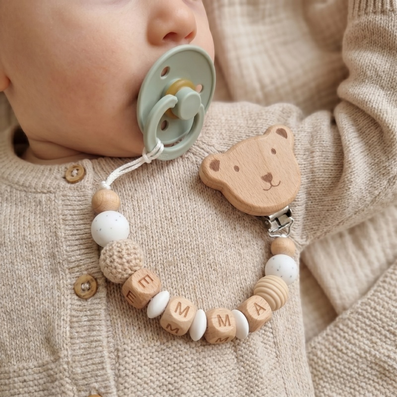 Personalized Pacifier Clip Cus - огляд і ціна Baby Teethers