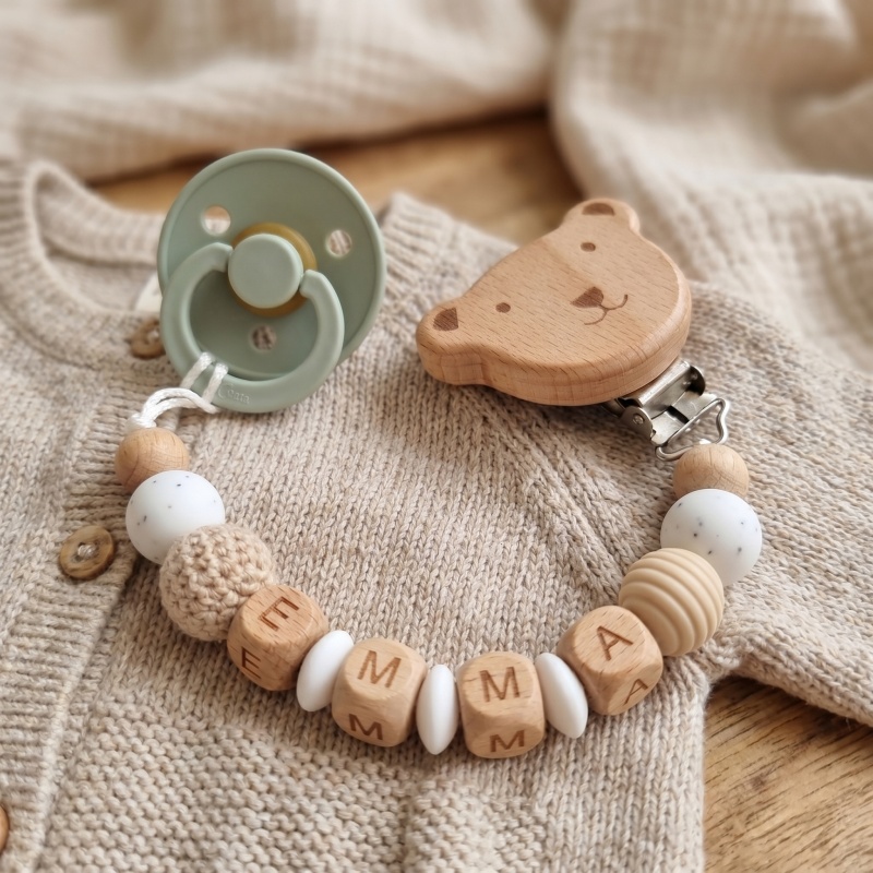 Personalized Pacifier Clip Cus - огляд і ціна Baby Teethers