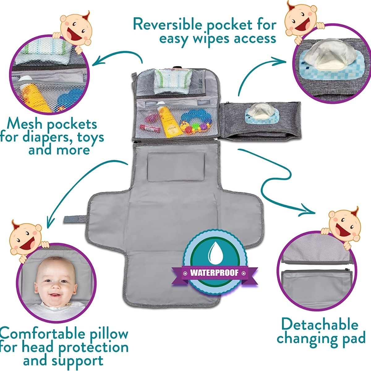 The Ultimate Baby Changing Mat - огляд і ціна Diaper Changing Mat