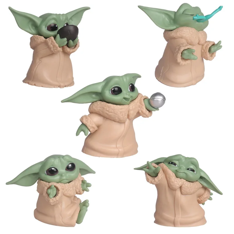 Bandai 5pcs Star Wars Toys Mas - огляд і ціна Baby Yoda Products